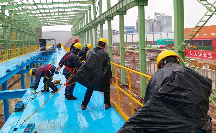 致敬！無懼風(fēng)雨、勇往直前，湖南項目展鐵軍風(fēng)采